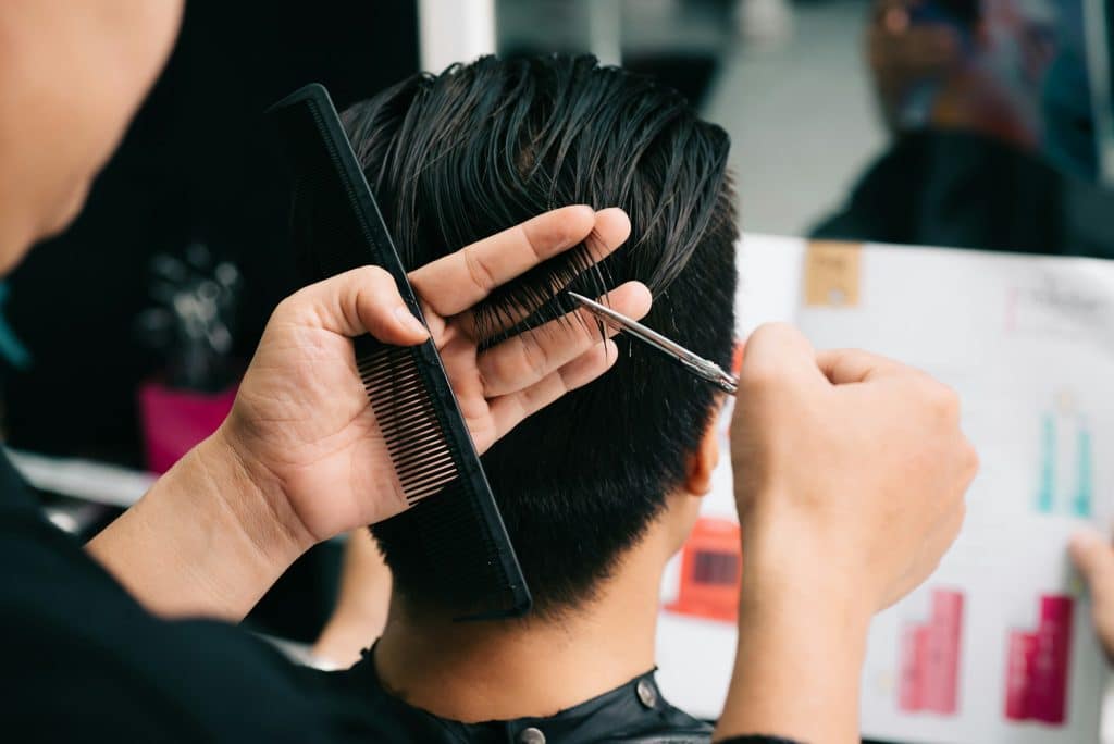 Hair cutting process